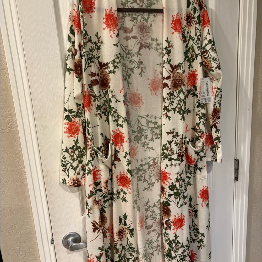Dolan Floral Women's Jacket - Cream, Red, Green, Brown